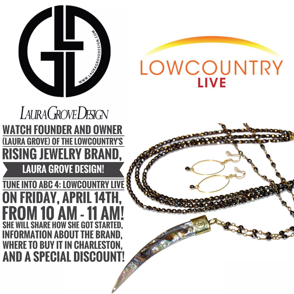Watch Us On Lowcountry Live on Friday, April 14th in Charleston!