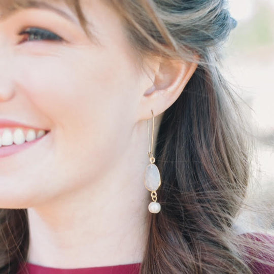 Moonstone Earrings