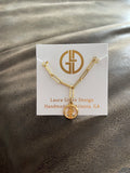 Lilly Logo Necklace Mini - Gold