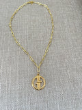 Lilly Logo Necklace - Gold