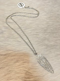 'Danielle' Necklace - Silver