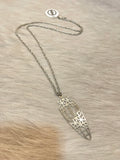 'Danielle' Necklace - Silver
