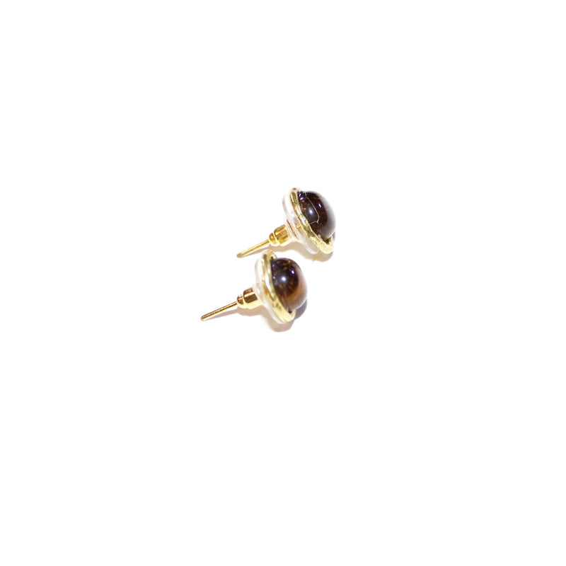 'Karen' (Tiger Eye) Earrings