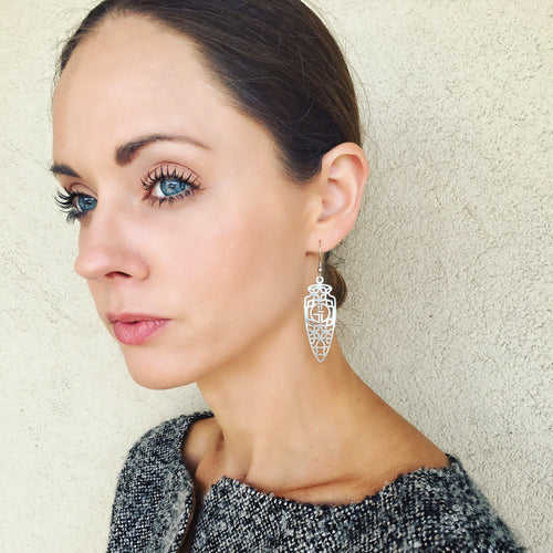 'Daisy' Earrings - Silver