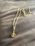 Lilly Logo Necklace Mini - Gold