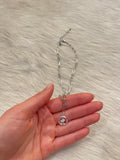 Lilly Logo Necklace Mini - Silver