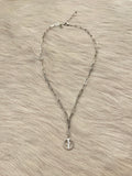 Lilly Logo Necklace Mini - Silver