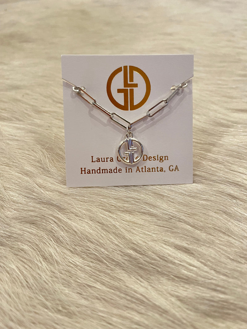Lilly Logo Necklace Mini - Silver